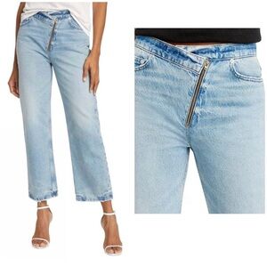 FRAME Le Jane Angled Crop jeans 
rhode